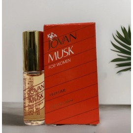 Jovan Musk For Women Perfume Sample Splash .125 Fl Oz / 3.69 ml, Rare. As Shown.
