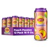 Lipton Fusions, Peach Passion Fruit Lemonade Iced Tea, 16 Fl