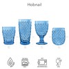 TarHong Hobnail Premium Plastic Drinkware Tumbler/Double Old Fashioned, 14 Ounce,
