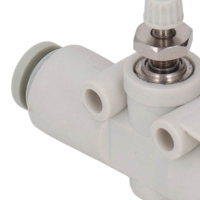 5PCS Throttle Valve Straight Through PVC Regulating Valve Pneumatic Fittings