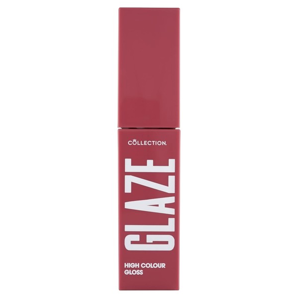 Collection Cosmetics High Glaze Lip Gloss, High Pigment, Plumping Effect,