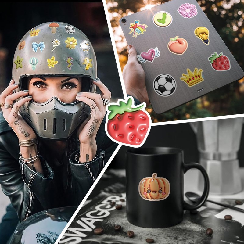 Mistree 3D Kawaii Stickers