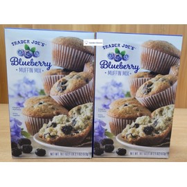 Trader Joe’s Blueberry Muffin Mix 18.1oz 513g (Two Boxes)