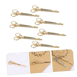 NOLITOY 7Pcs Scissors Hair Clips for Women Gold Hair Accessories Vintage Barrette Styling Tools for Parties and Daily Wear for Elegant Hairstyles
