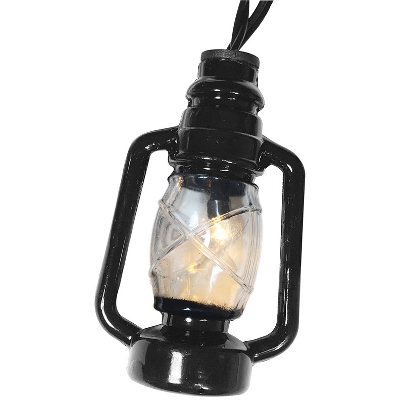 BANBERRY DESIGNS Lantern String Lights - 10 LED Lighted 3"