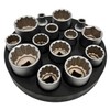 Alkan Round Magnetic Organiser for 1/2 Inch (12.5 mm) Sockets