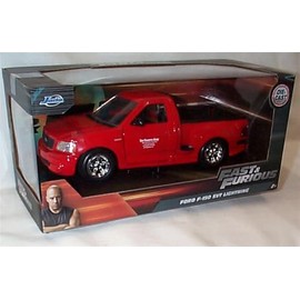 jada FAST & FURI0US red brian's F0RD F-50 SVT lightning car 1:24 scale diecast model