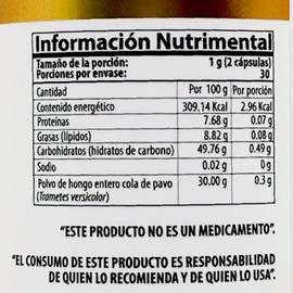 Cola de Pavo 60 cápsulas Natural Health