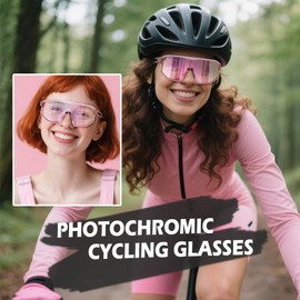 Suertree Photochromic Cycling Glasses Men Women Clear Sports Sunglasses Mountain Bike Riding MTB Bicycle Running Golf Baseball Fishing Driving Hiking