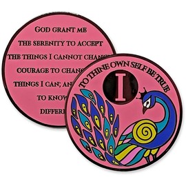 Peacock Recovery Medallion in 1 to 60 Years AA Coin with Gift Box Included (03 Years)