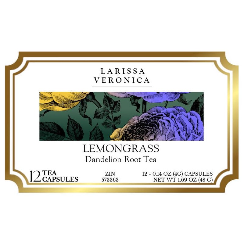 Lemongrass Dandelion Root Tea (Single Serve K-Cup Pods) (12 pods,