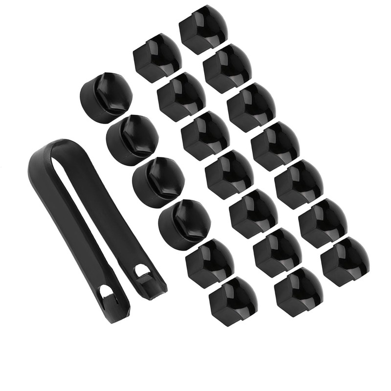 Car Wheel Nut Protection Cover Cap Anti-Theft 20pcs 17mm Screw