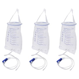 10PCS Enema Bag Set 1000ML Silicone Reusable Hangable Enema Cleaner Tool for Women Man Colon Cleansing