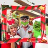 Christmas Photo Booth Frame with 30pcs Photo Booth Props Selfie