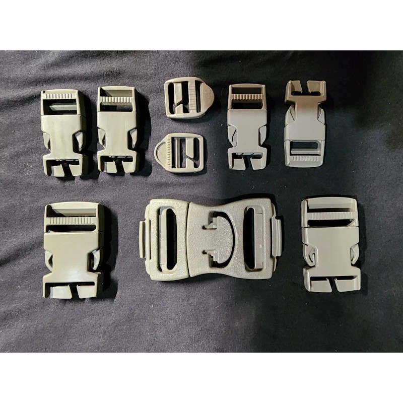Military Issue 16 Pc. Buckle Repair Kit/ Set NSN 8465-01-524-7639