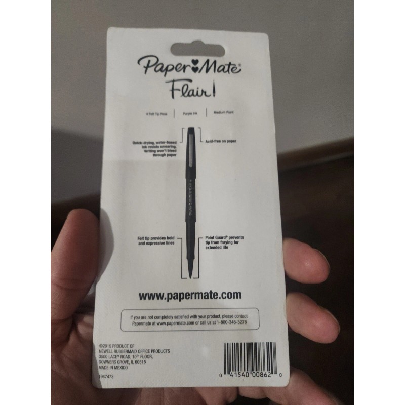 Paper Mate NEW Paper Mate Flair Felt Tip Pens, Medium