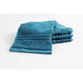 Bentley Priory Linens Supreme Face Flannels for Bathroom 500GSM Super Soft Combed Cotton Pack of 4 Absorbent and Quick Dry Face Cloth Flannel Towels Set 30 x 30cm (PEACOCK)