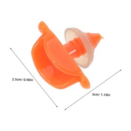 ABOOFAN 20pcs Duck Beak DIY Crafting Mouth Replacement Accessories for Easy Beak Repair Kit with Spacers Duck Mouth for Making and Decoration