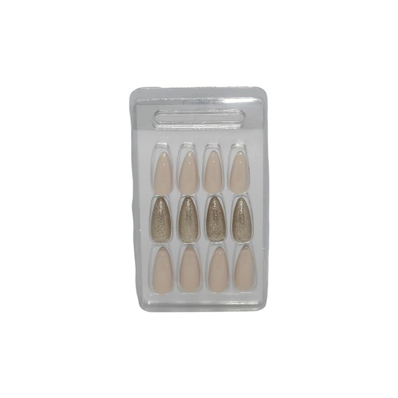 CALA - "Glam Couture" uñas postizas medianas (24 uñas en