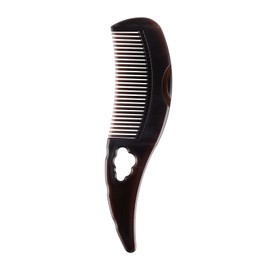 Dandruff Comb for Scalp, 8.18x1.97in Dark Brown Scalp Comb Energy Massage Comb Comfortable Hollow Tooth Hair Dandruff Remover Brush Comb Healthier Scalp Sweep Detoxing Comb for Man&Woman