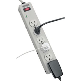 Tripp Lite 6 Outlet Surge Protector Power Strip, 6ft Cord, Metal, TLM606HJ