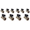 Aumix 15mm x 12mm Isolating Valve with Handle UK Compression