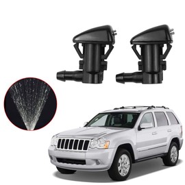 Boquilla de limpiaparabrisas ajustable tipo niebla para Jeep Grand Cherokee 2005-2020, Dogde Durango, 2011-2020, Dodge Grand Caravan 2011-2014, reemplaza OE para 55079049AA, 55372143AB, 5182367AA