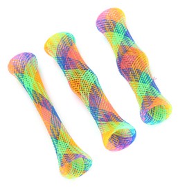 Colourful Spring Tube Toy, Huge Cat Spring Tube Toy, 3 Pieces, Catnip Spring Tube Toy, Bouncing Interactive Cat Interactive Toy with Bell and Juguetes Interactivos