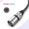 Sovvid 6FT XLR Male to 1/4 Cable 6.35mm Microphone Cord