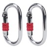 2 Pcs Aerial Yoga Mountaineering Buckle O Type Lock Runway