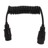 2m Trailer Light Board Extension Cable 7Pin Plug Socket Adapter