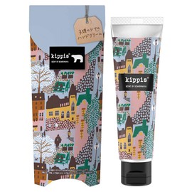 Kippis Kippis 3 Types of Shea Hand Cream with Scandinavian Townscape, 1.4 oz (40 g)