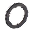 RC Gearbox Gear Black Smooth Rolling Increase Speed 57T Steel