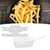 Stainless Steel Deep Fryer Basket with Long Handle Multifunction Easy