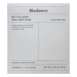 바이오던스 바이오 콜라겐 리얼 딥 마스크 4매 1박스 /CLH Bio Collagen Real Deep Mask 4 Sheets 1 Box /CLH