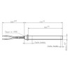 Easyricambi Spark Plug for Pellet Stove with Flange Diameter 12.5mm