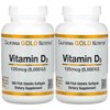 California Gold Nutrition Vitamin D3, 125 mcg (5,000 IU), 360