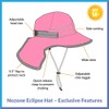 Nozone Eclipse Kid's Sun Hat, Wide Brim Breathable Girls Beach