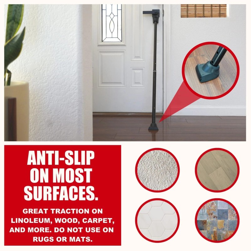 SECURITYMAN 2-in-1 Door Security Bar & Sliding Door Security Bar