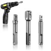 3 Stück SDS Plus Stecknuss Adapter Set,1/4",3/8",1/2" Vierkant Bohrer Schnellwechsel