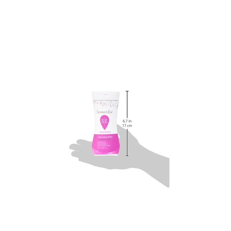 Summer's Eve SE800104 Gel Femenino Piel Sensible, 266 ml