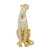 Deco 79 Polystone Leopard Sculpture, 7" x 9" x 16",
