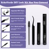 EchoVerde Lash Clusters Kit. Upgraded PBT Lash Extentions in 9-15mm