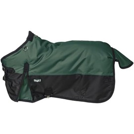 Tough 1 600D Waterproof Poly Miniature Turnout Blanket, Hunter Green, 48"