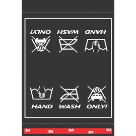 PCSL Car Tag Label - Car Tuning and Styling - Fun Novelty Funny Logo for Cars Vans Motorhome Truck (Style 2 - Hand Wash Only)