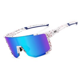 FEISEDY Cycling Glasses Sports Sunglasses for Men Women, Lightweight TR90 Frame UV400 MTB Running Fishing Baseball B0224