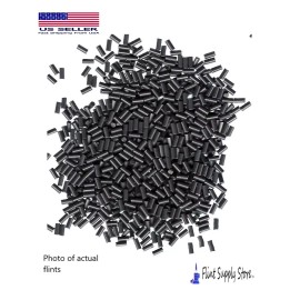 Flint Supply Store 100 lighter flints Black replacement for fluid/gas lighters new Ships from USA - 100 Pcs