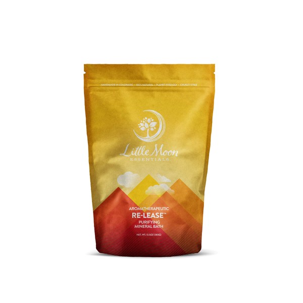 Little Moon Essentials Purifying Mineral Bath Salt, Re-Lease, 13.5 oz.