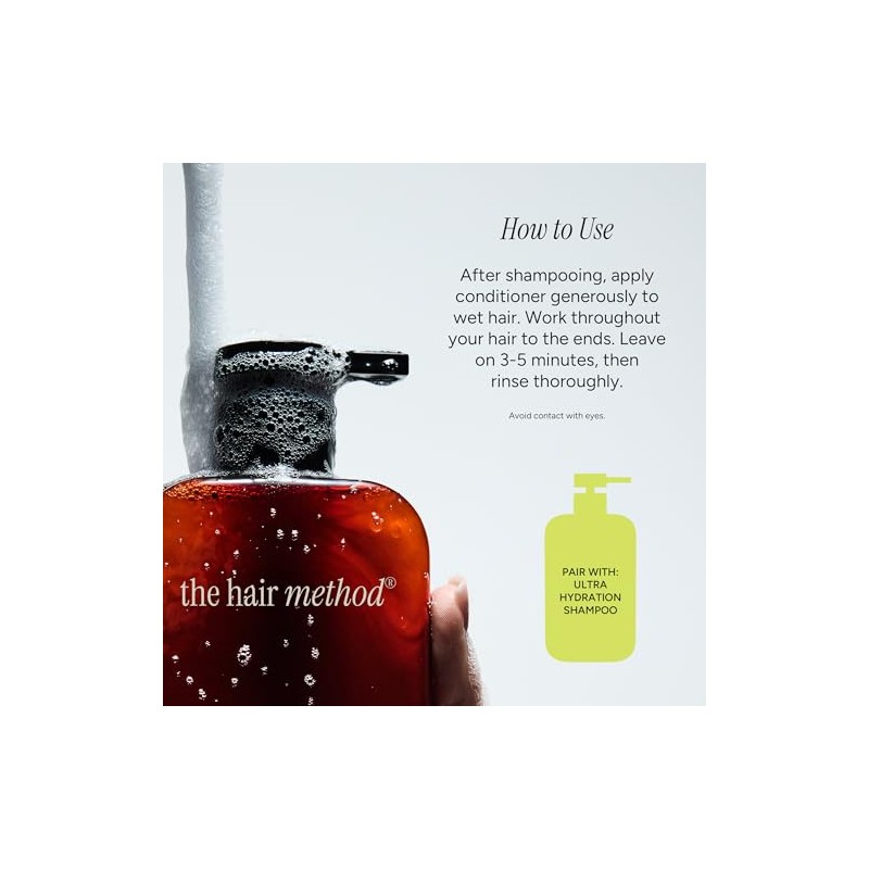 THE HAIR METHOD, Ultra Hydration Acondicionador, Aceite de Granada y