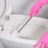Qulable Toilet Brushes Stainless Steel Toilet Brush with Flexible Soft